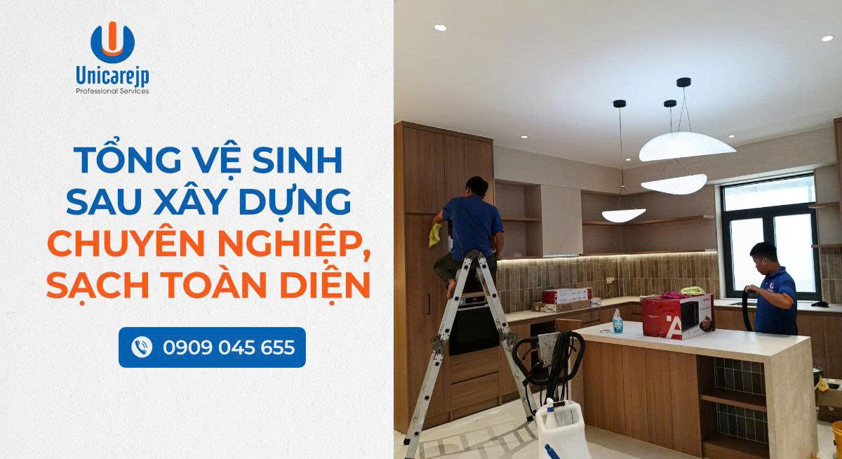 tổng vệ sinh công trình sau xây dựng